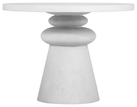 Lupita White 42" Dinette Table - Transitional - Dining Tables - By First Of A Kind Usa Inc | Houzz regarding Lupita White 42" Dinette Table